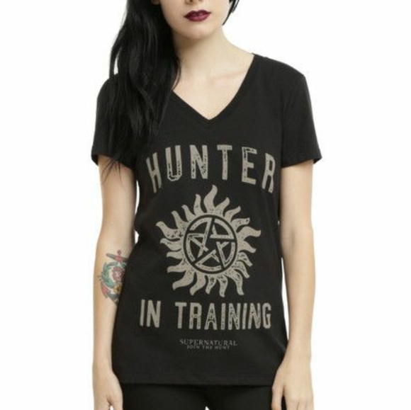 Supernatural Hunter in Training V-neck tshirt - Picture 1 of 5